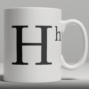 By IWOOT Alphabet Ceramic Mug - Letter H By IWOOT Alphabet Ceramic Mug - Letter H