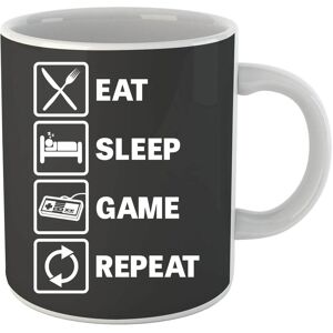 By IWOOT Eat Sleep Game Repeat Mug By IWOOT Eat Sleep Game Repeat Mug