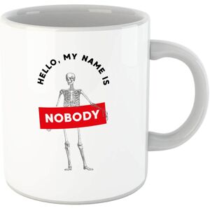By IWOOT Hello, My Name Is Nobody Mug By IWOOT Hello, My Name Is Nobody Mug