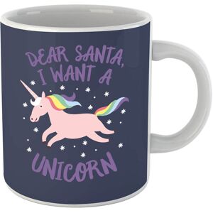 By IWOOT Dear Santa, I Want A Unicorn Mug By IWOOT Dear Santa, I Want A Unicorn Mug