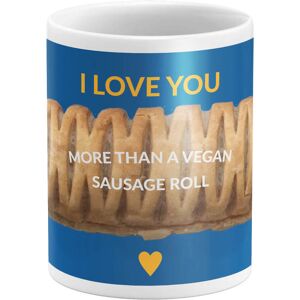 By IWOOT I Love You More Than A Vegan Sausage Roll Mug By IWOOT I Love You More Than A Vegan Sausage Roll Mug