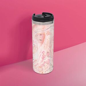 By IWOOT Pink Marble Stainless Steel Travel Mug By IWOOT Pink Marble Stainless Steel Travel Mug