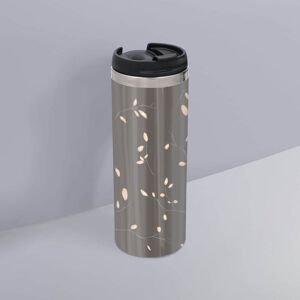 By IWOOT Quaint Floral Pattern Stainless Steel Travel Mug By IWOOT Quaint Floral Pattern Stainless Steel Travel Mug