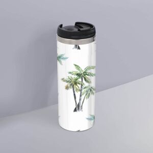By IWOOT Palm Tree Pattern Stainless Steel Travel Mug By IWOOT Palm Tree Pattern Stainless Steel Travel Mug