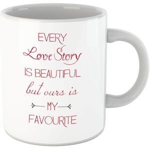 By IWOOT Every Love Story Is Beautiful But Ours Is My Favourite Red Text Mug By IWOOT Every Love Story Is Beautiful But Ours Is My Favourite Red Text Mug