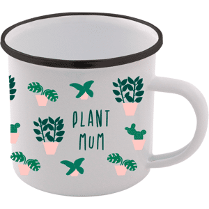 By IWOOT Plant Mum Enamel Mug By IWOOT Plant Mum Enamel Mug