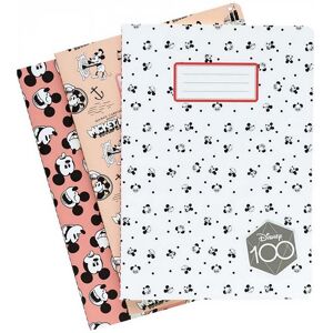 ERIK Disney Mickey 100Th Anniversary Pack Of 3 A5 Notebooks ERIK Disney Mickey 100Th Anniversary Pack Of 3 A5 Notebooks
