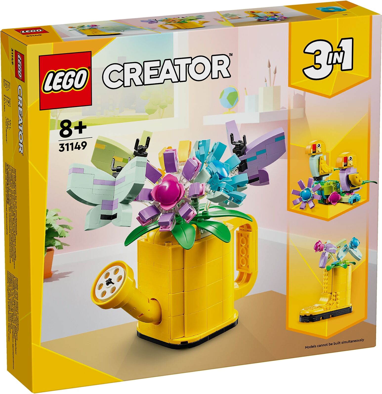 LEGO Creator 3in1 Flowers in Watering Can Toy 31149