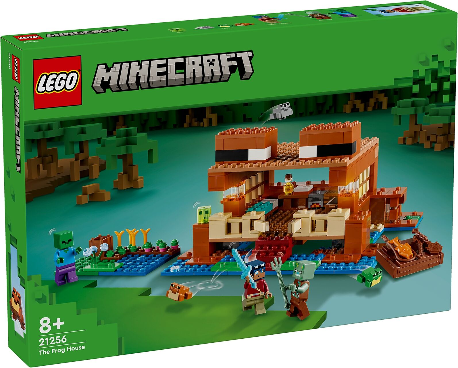 LEGO Minecraft The Frog House Toy with Animal Figures 21256