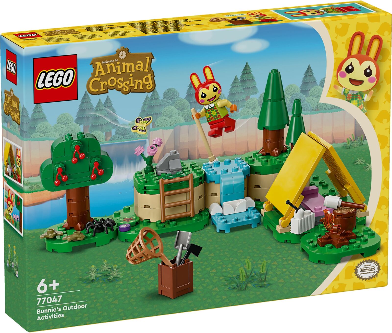 LEGO Animal Crossing Bunnie’s Outdoor Activities Creative Toy 77047