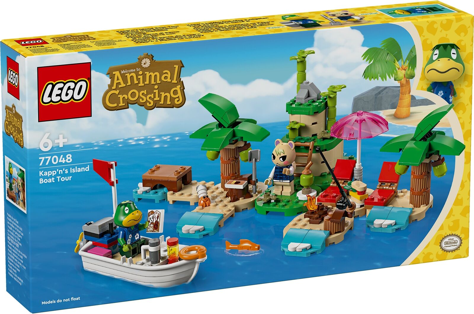 LEGO Animal Crossing Kapp’n’s Island Boat Tour Creative Toy 77048