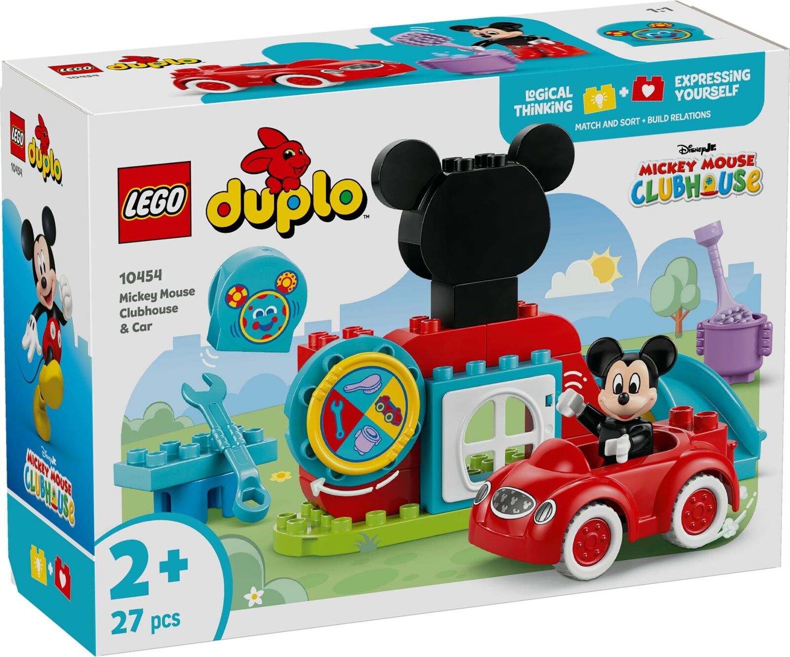 LEGO DUPLO Disney Mickey Mouse Clubhouse & Car Set 10454