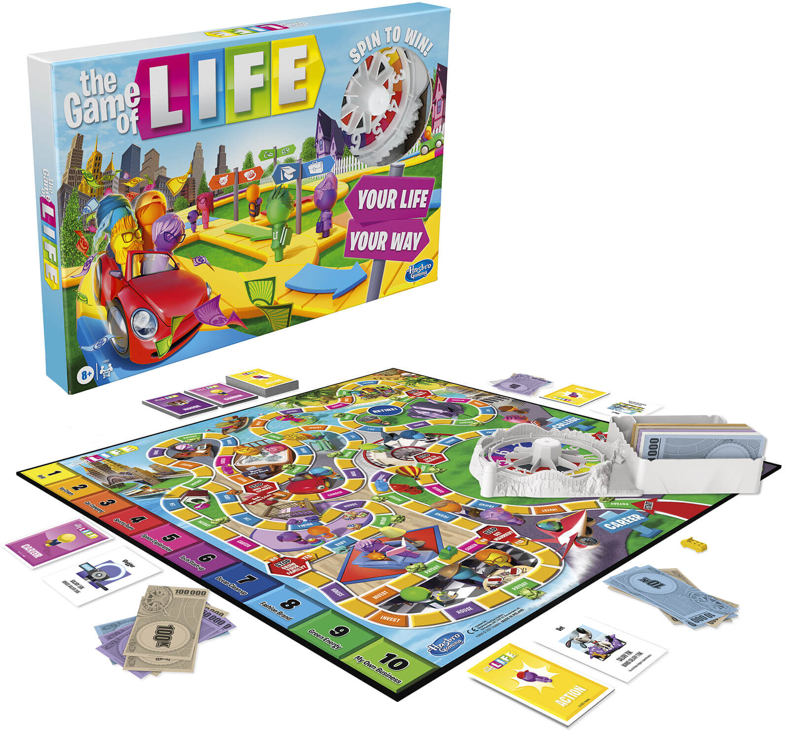 Hasbro Game of Life Board Game - Classic Edition