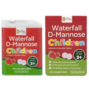 SC Nutra Waterfall D-Mannose Children - Strawberry Melt in the Mouth Tablets