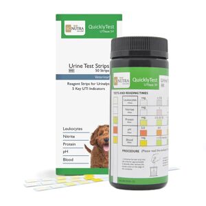 SC Nutra Quickly Test Veterinary Urine Test Strips for Cats & Dogs