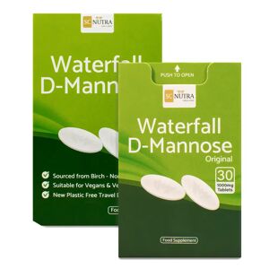 SC Nutra Waterfall D-Mannose Tablets (30 x 1000mg) – New Cardboard Handy Pack