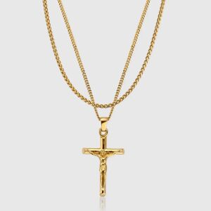 CRAFTD London Crucifix Set (Gold) - 60cm