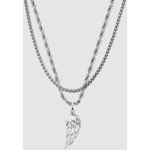 Silver Wing Pendant & Chain Set - Men's Jewelry Gift Sets   CRAFTD London