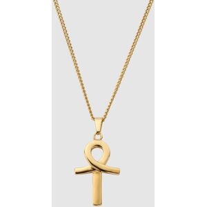 Gold Ankh Men's Pendant Necklace   CRAFTD London