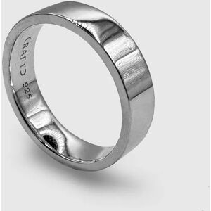 CRAFTD London Flat Band Ring (Sterling Silver) 6mm - L