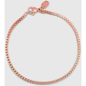 CRAFTD London Box Bracelet (Rose Gold) 2mm - 22cm