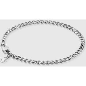 CRAFTD London Cuban Link Bracelet - Silver 4mm   CRAFTD