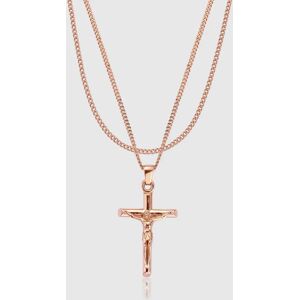 CRAFTD London Crucifix and Connell Set (Rose Gold) - 50cm