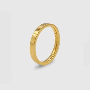 CRAFTD London Flat Band Ring (Gold) 3mm - L