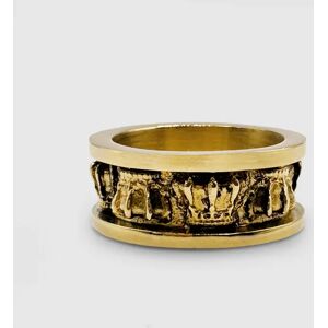 CRAFTD London Crown Band Ring (Gold) - M