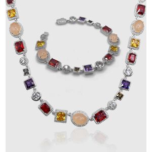 Gemstones Gemstone Set (Silver) - 22cm