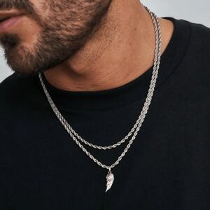CRAFTD London Make Your Own Set (Silver) - Wing + Chain / Rope 3mm (50cm)