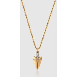 Gold Arrowhead Men's Pendant Necklace   CRAFTD London