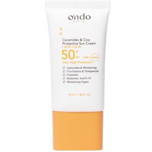 Ondo Beauty 36.5 Ceramide & Cica Protective Sun Cream for All Skin Types 50mL