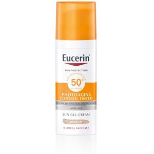 Eucerin Sun Protection Photoaging Control Tinted SPF50+ Sun Gel-Cream Anti-Age 50mL Medium SPF50+ Eucerin Sun Protection Photoaging Control Tinted SPF50+ Sun Gel-Cream Anti-Age 50mL Medium SPF50+