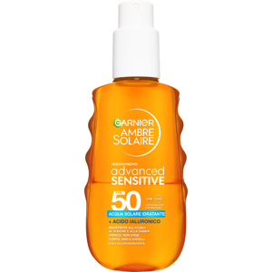 Garnier Ambre Solaire Sensitive Advanced Moisturizing Solar Water SPF50 150mL SPF50 Garnier Ambre Solaire Sensitive Advanced Moisturizing Solar Water SPF50 150mL SPF50