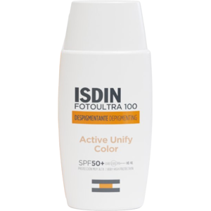 Isdin Active Unify Color SPF 50+ Tinted Sunscreen - Melanin Regulation Isdin Active Unify Color SPF 50+ Tinted Sunscreen - Melanin Regulation