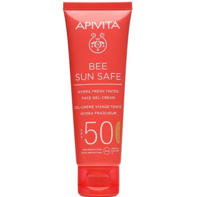 Apivita SPF50 Hydrating Tinted Face Gel-Cream Apivita SPF50 Hydrating Tinted Face Gel-Cream