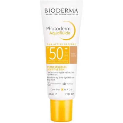 Bioderma Photoderm Aquafluid Golden SPF50+ - Facial Sunscreen Bioderma Photoderm Aquafluid Golden SPF50+ - Facial Sunscreen