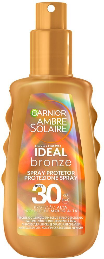 Garnier Ambre Solaire Ideal Bronze Protector Spray Luminous Tan 150mL SPF30