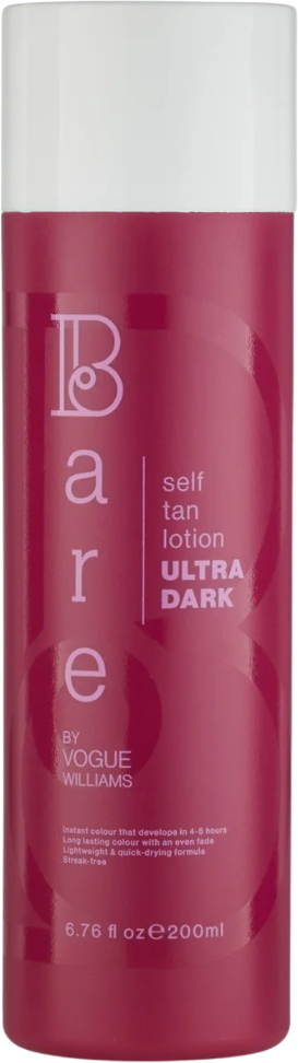 Bare by Vogue Williams Refreshing Self Tan Lotion 200mL Ultra Dark