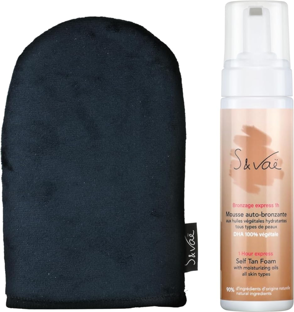 S&Vaë Tanning Kit Self-Tanning Mousse with Glove