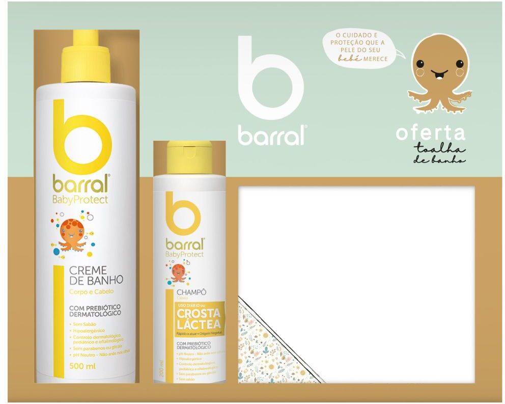 Barral Babyprotect Shower Cream Body Hair