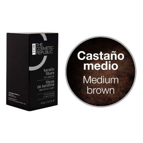 The Cosmetic Republic Keratin Fibers Hair Densifyer 12,5g Medium Brown