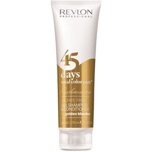 Revlon 45 Days Total Care 2 in 1 Conditioning Shampoo 275mL Golden Blondes