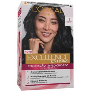 L'Oréal Paris Excellence Cream Color Treatment Triple Care 1 un. 1