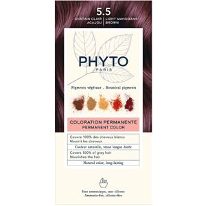 Phyto Paris color Permanent Hair Dye 1 un. 5.5 Mahogany Light Brown Phyto Paris color Permanent Hair Dye 1 un. 5.5 Mahogany Light Brown