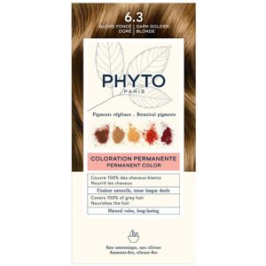 Phyto Paris color Permanent Hair Dye 1 un. 6.3 Golden Dark Blonde Phyto Paris color Permanent Hair Dye 1 un. 6.3 Golden Dark Blonde