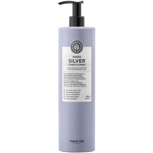 Maria Nila Sheer Silver Conditioner for Blonde and Grey Hair 1000mL Maria Nila Sheer Silver Conditioner for Blonde and Grey Hair 1000mL