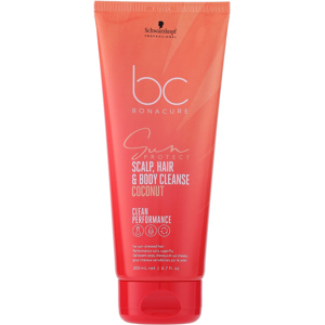 Schwarzkopf Bonacure Sun Protect Scalp, hair & body Cleanse - 200 ml Schwarzkopf Bonacure Sun Protect Scalp, hair & body Cleanse - 200 ml