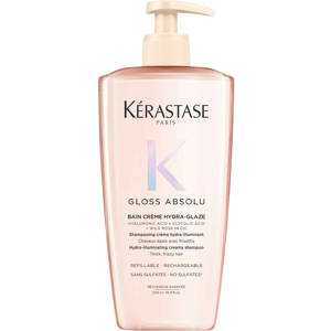 Kérastase Gloss Absolu Bain Crème Hydra-Glaze Shampoo for Thick, Frizzy Hair 500mL Kérastase Gloss Absolu Bain Crème Hydra-Glaze Shampoo for Thick, Frizzy Hair 500mL
